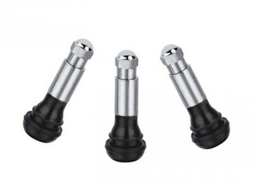 Chrome Sleeve Snap-in Tubeless Valves